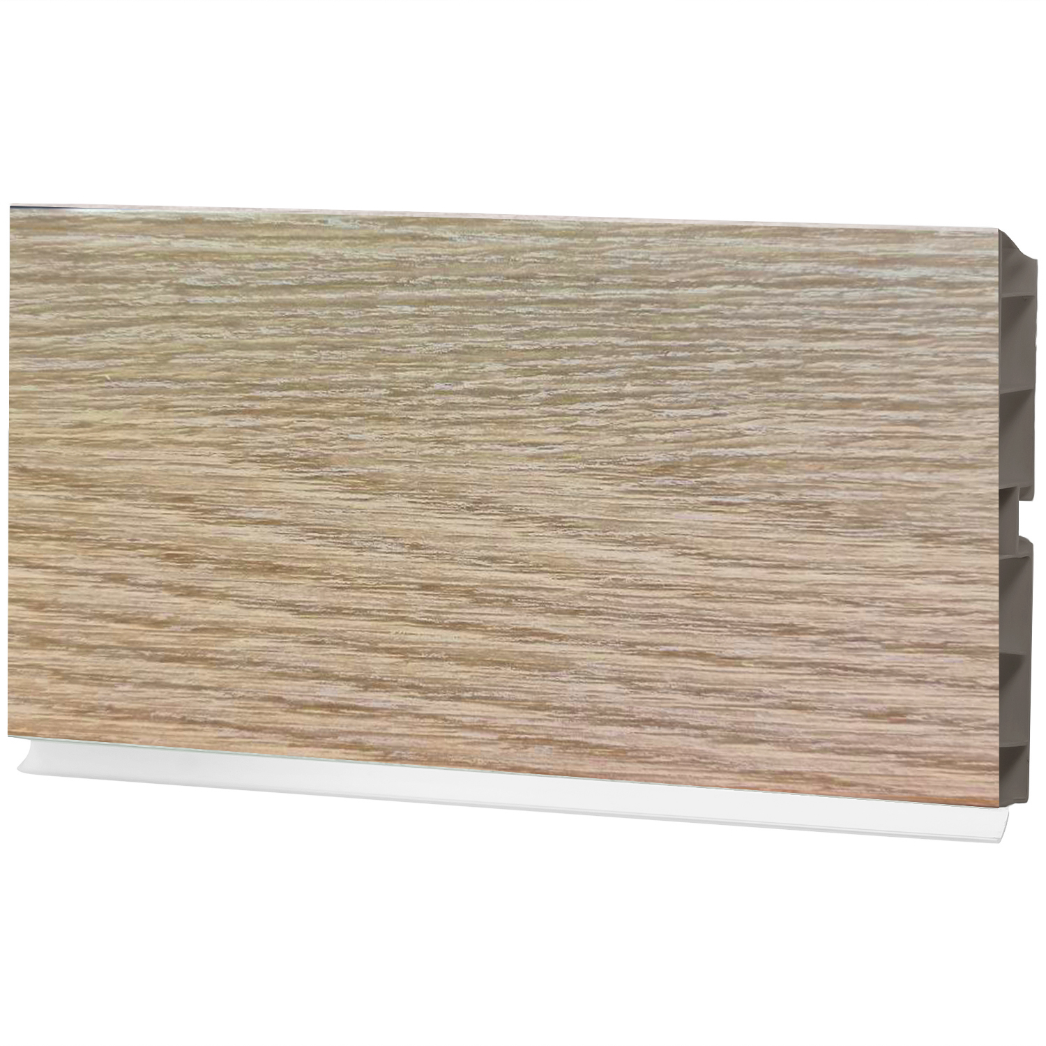 Цоколь h=100мм L=4м с защит.пленкой, дуб натуральный