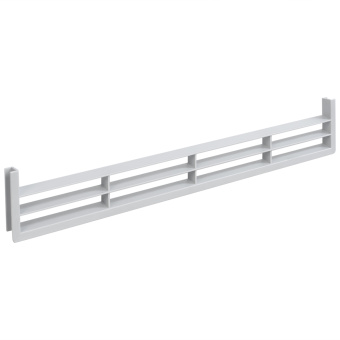 Вентиляционная решетка для цоколя из ДСП 16мм, серый