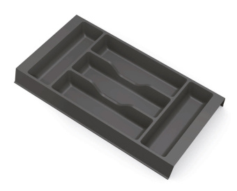 Лоток д/кух.принадл.Combi 712 (278x490x45), двусторонний, темно-серый