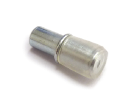 Полкодержатель с рубашкой для стеклянных полок со штоком D5мм, L=16.5мм, никель