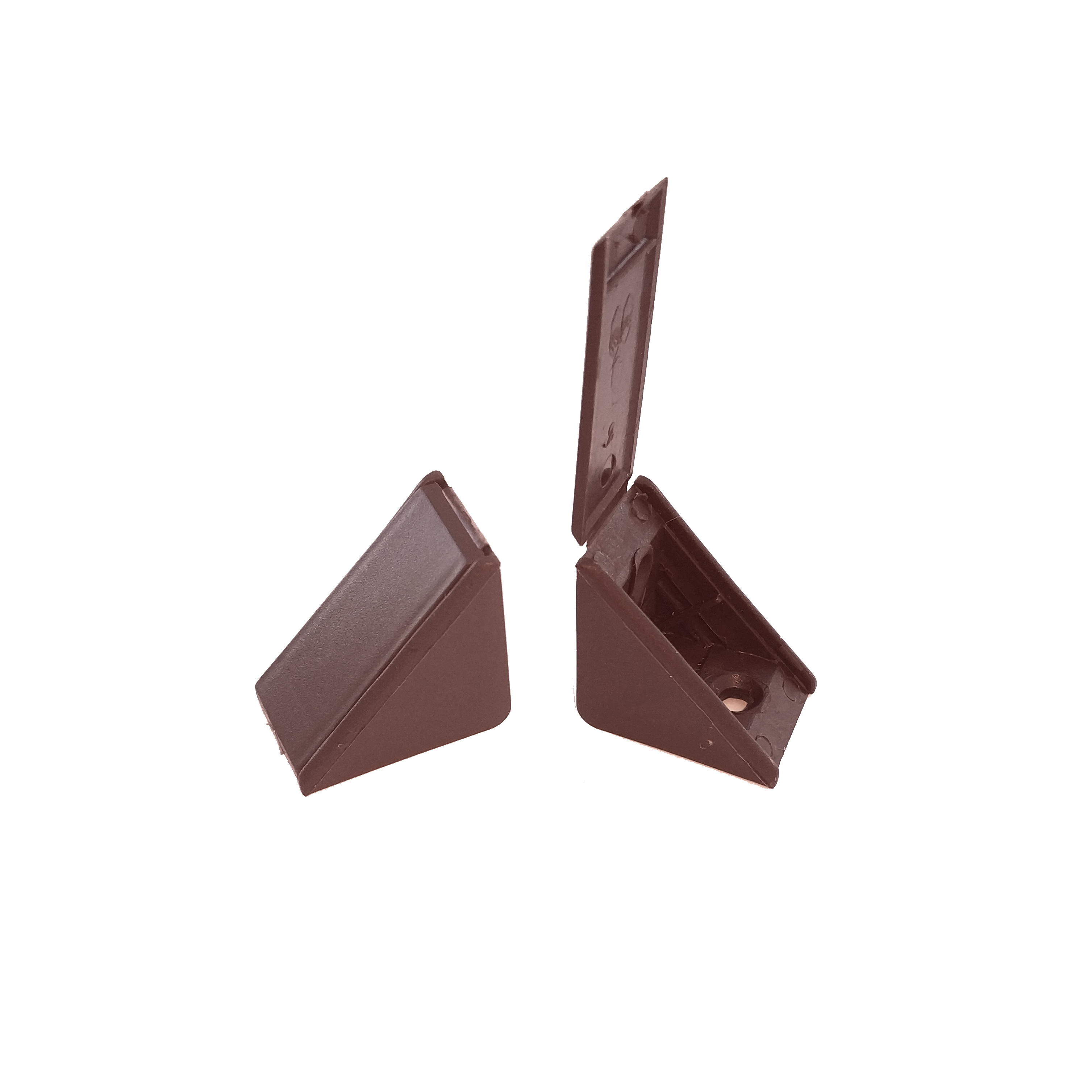 Крепежный уголок темно-коричневый