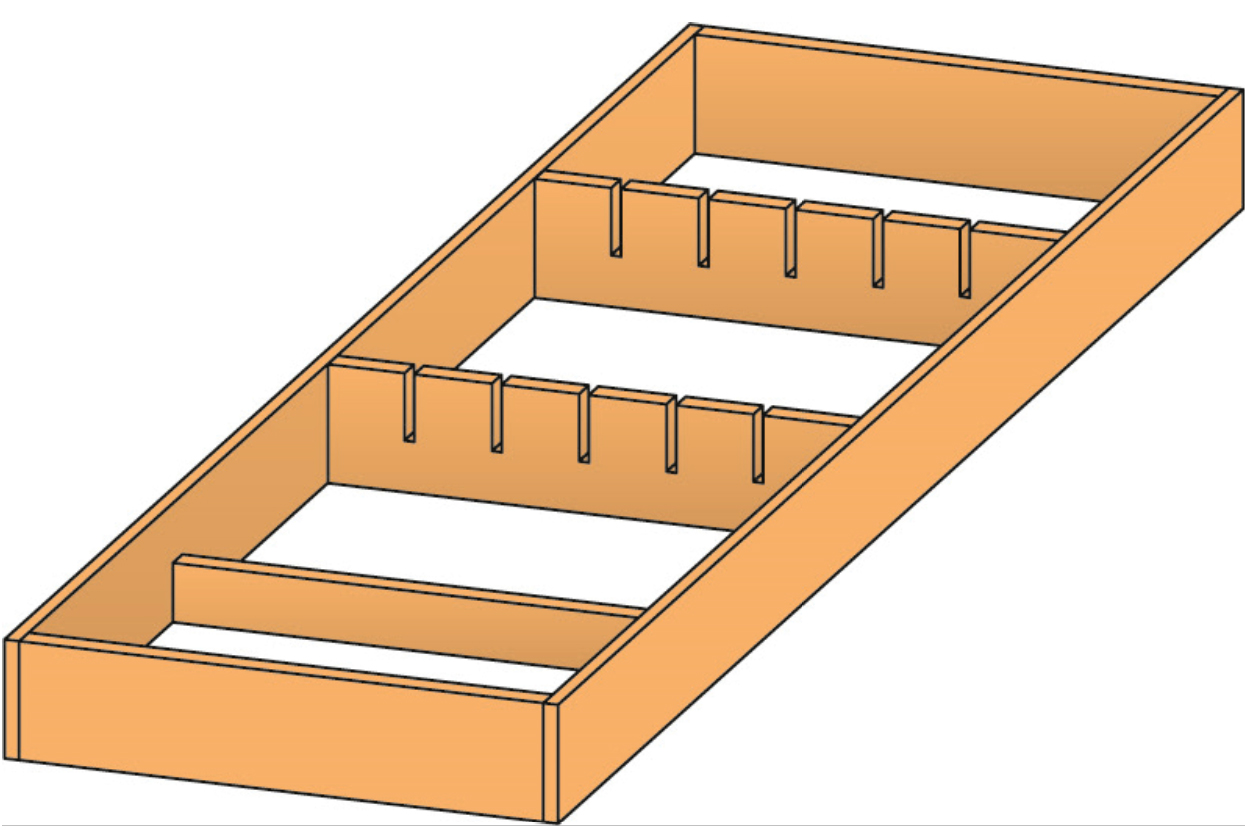 Вкладыш д/ножей 200/500 бук h=65мм
