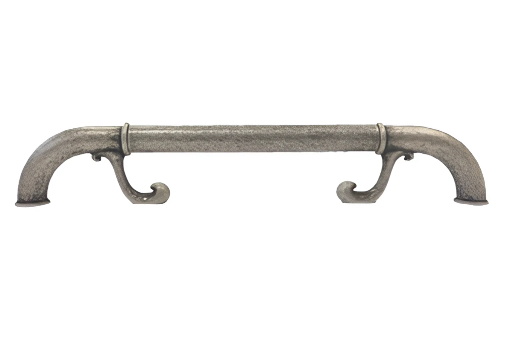 Ручка-скоба L=96/224мм, серебро античное