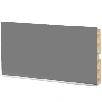 Цоколь h=100мм L=4м с защит.пленкой, серый пыльный