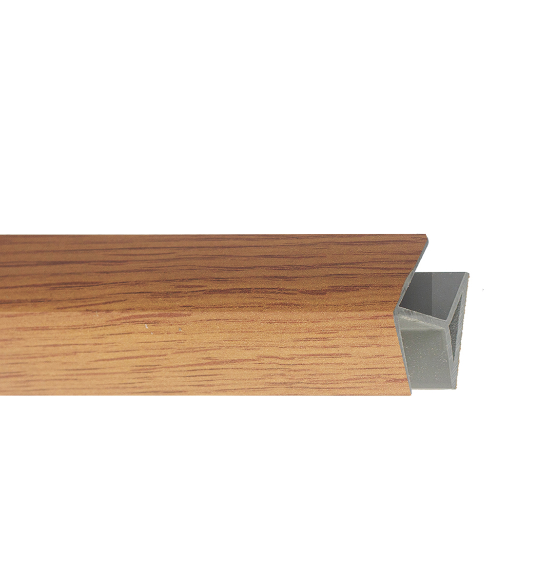 Профиль-угол 90гр. L=4м пластиковый дуб