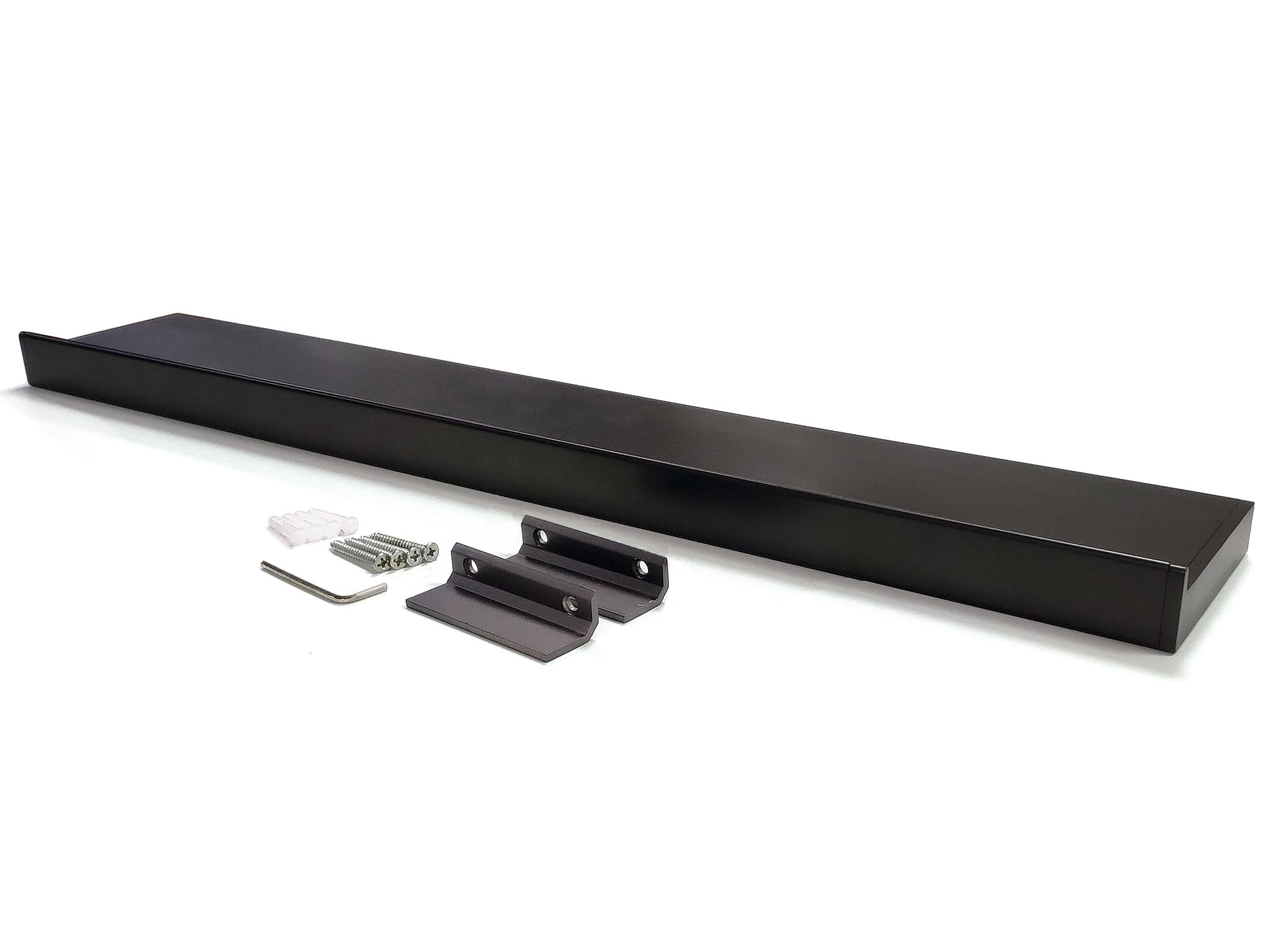 Релинг-полка 900x100мм, графит