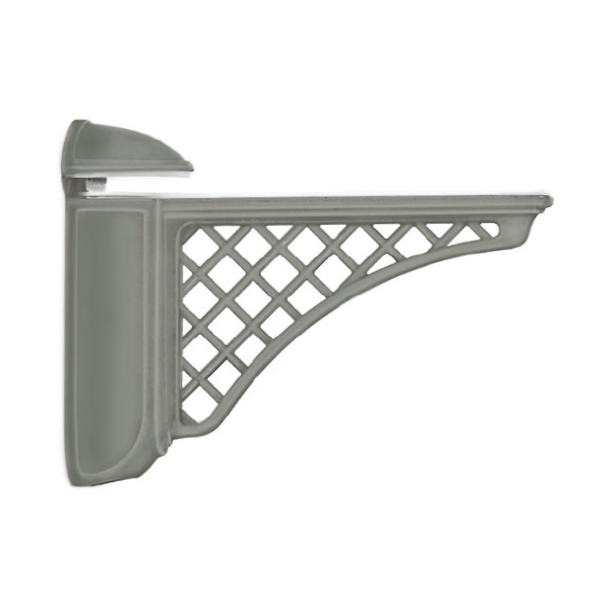 Менсолодержатель для дерев. и стеклянных полок 6-40мм L=125мм, под оцинковку