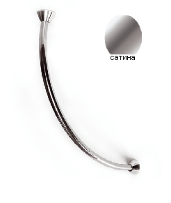 Менсолодержатель для деревянных полок, сатиновый никель