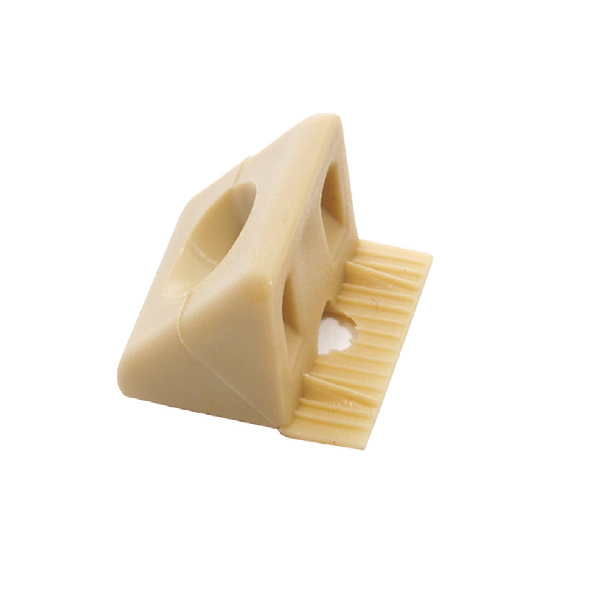 Пластик.крепление зад.стенки с пластиной,тем.коричневое