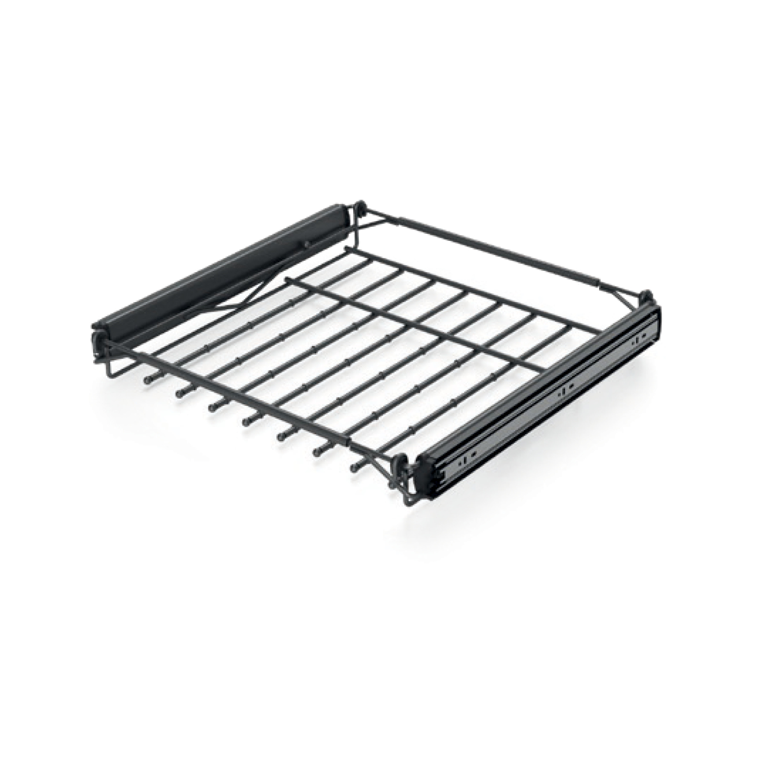 Выкатной держатель для брюк L=540-700мм с амортизатором, антрацит