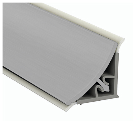 Профиль пристеночный треугольный, L=4.2м 16x16 мм, анодированный алюминий