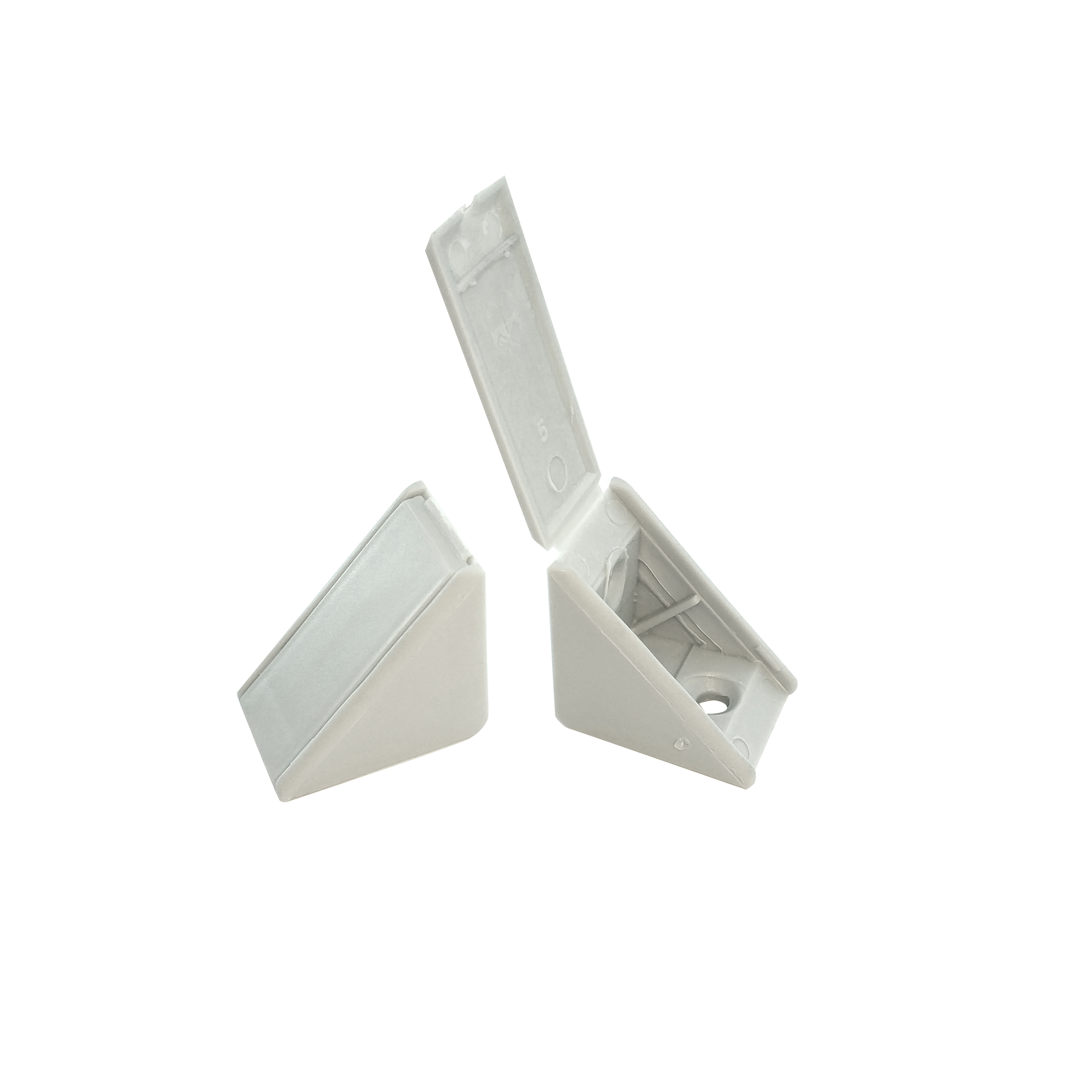 Крепежный уголок серый