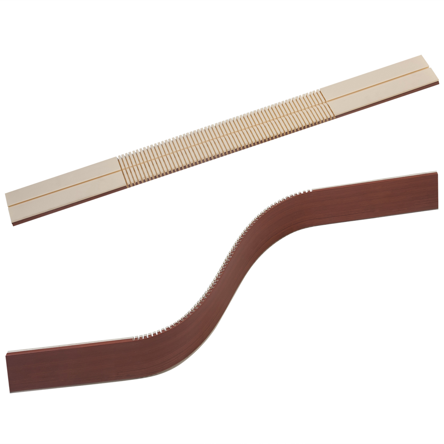 Радиусный эл-т универсальный д/h=100мм орех мореный