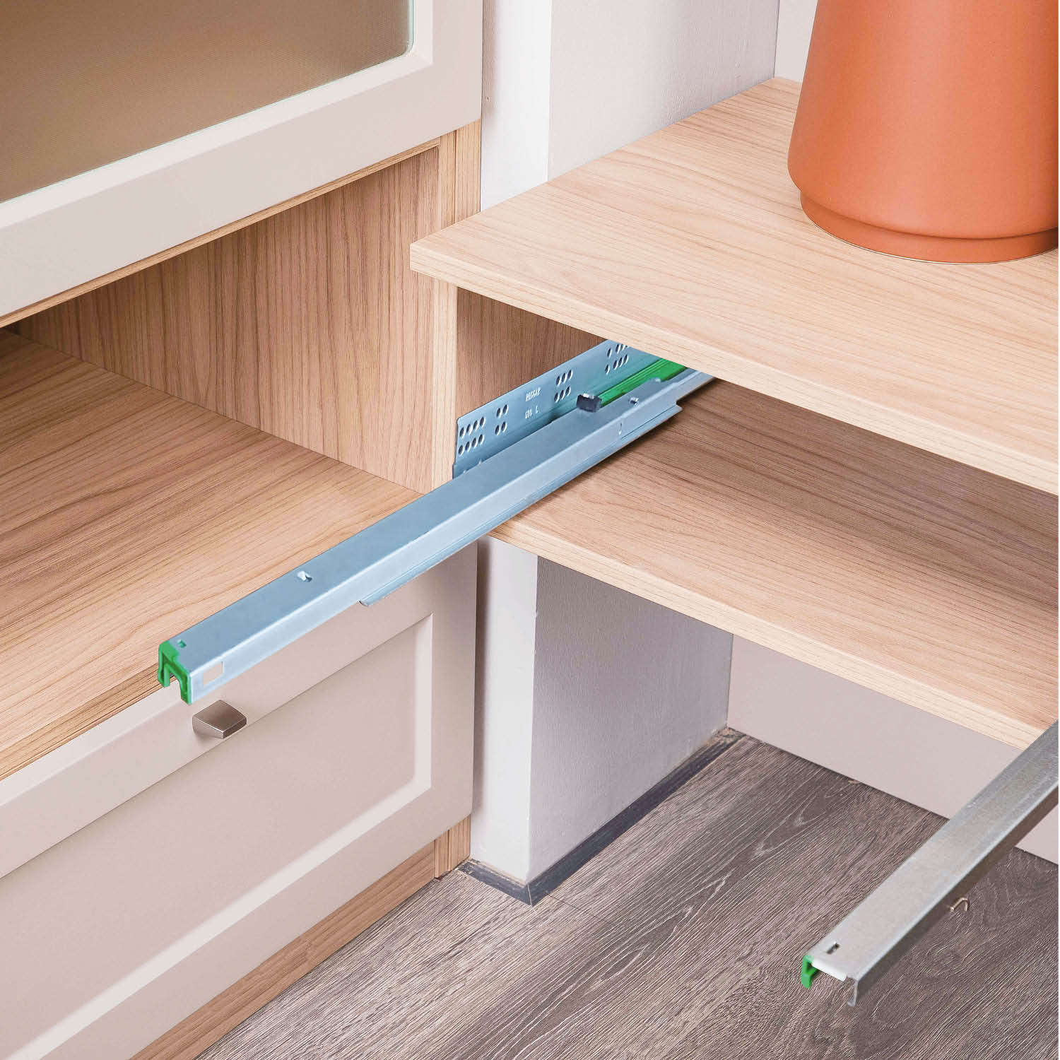 К-т скрытых напр. L=550мм Reggar Push to open, полн.выдв. 3D регул. 