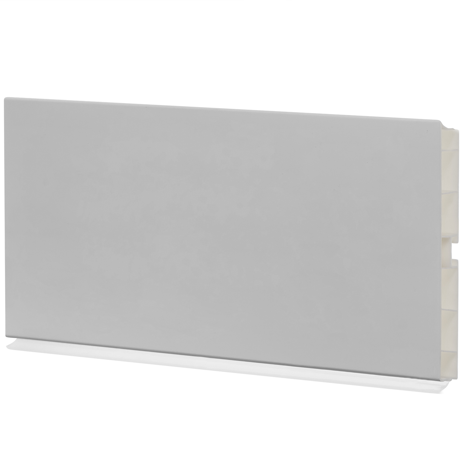 Цоколь h=150мм L=4м с защит.пленкой, гладкий под алюминий