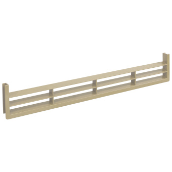 Вентиляционная решетка для цоколя из ДСП 16мм, слоновая кость