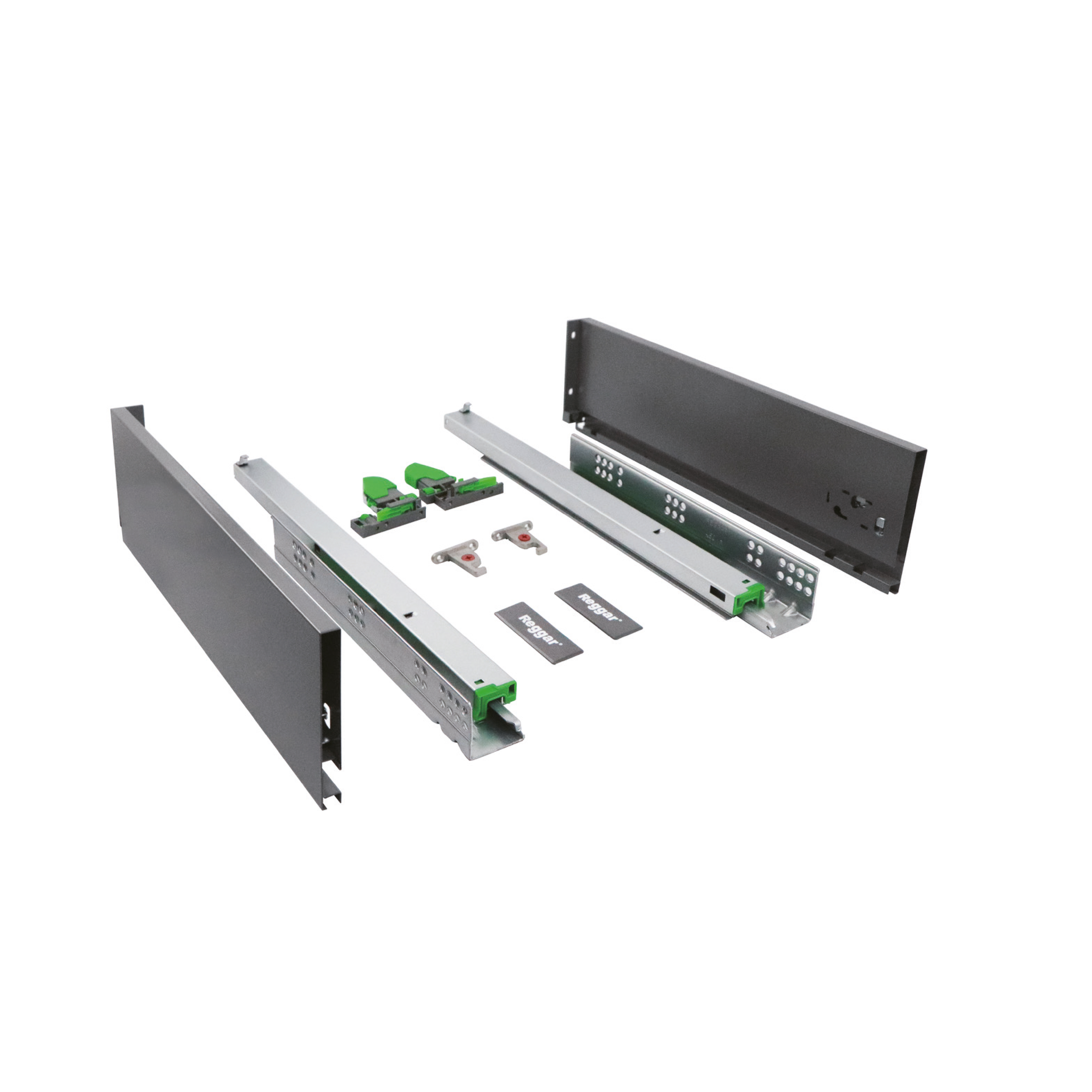 К-т тонкостенного ящика U-BOX H=63мм L=450мм на скрыт.напр. с аморт., белый