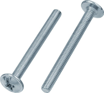 Винт WP M4x40, головка с буртиком, цинк, (гр.013.03)