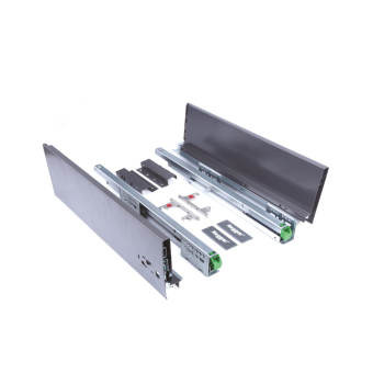 К-т тонкостенного ящика D-BOX H=135мм L=400мм на напр. с аморт., графит
