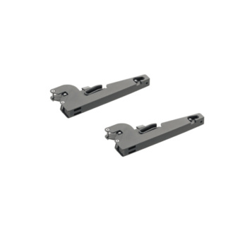 FlyMoon V3 Galaxy левый д/фасада 450мм с 2-мя полками, с амортизатором, белый/хром