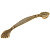 Ручка-скоба L=128мм, бронза