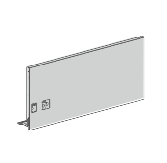 Боковина Slimbox EVO 500мм h=180мм антрацит, правая