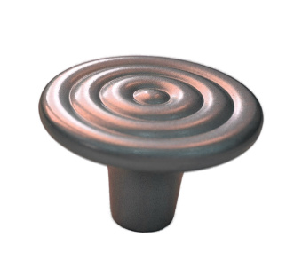 Ручка кнопка 30х30мм, медь светлая