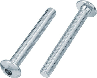 Винт с п/круг.головкой М8х20под шестигранникS5,цинк(013.01a)