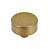 Ручка-кнопка D33мм без насечек, винтажное золото