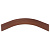 Радиусный эл-т H100, R296 (внутр.сторона) орех рустикальный